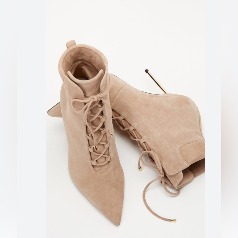 Good American
Women's Scandal Lace Up High Heel Booties - Picture 3 of 14